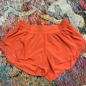 Lululemon shorts orange size 6 reg